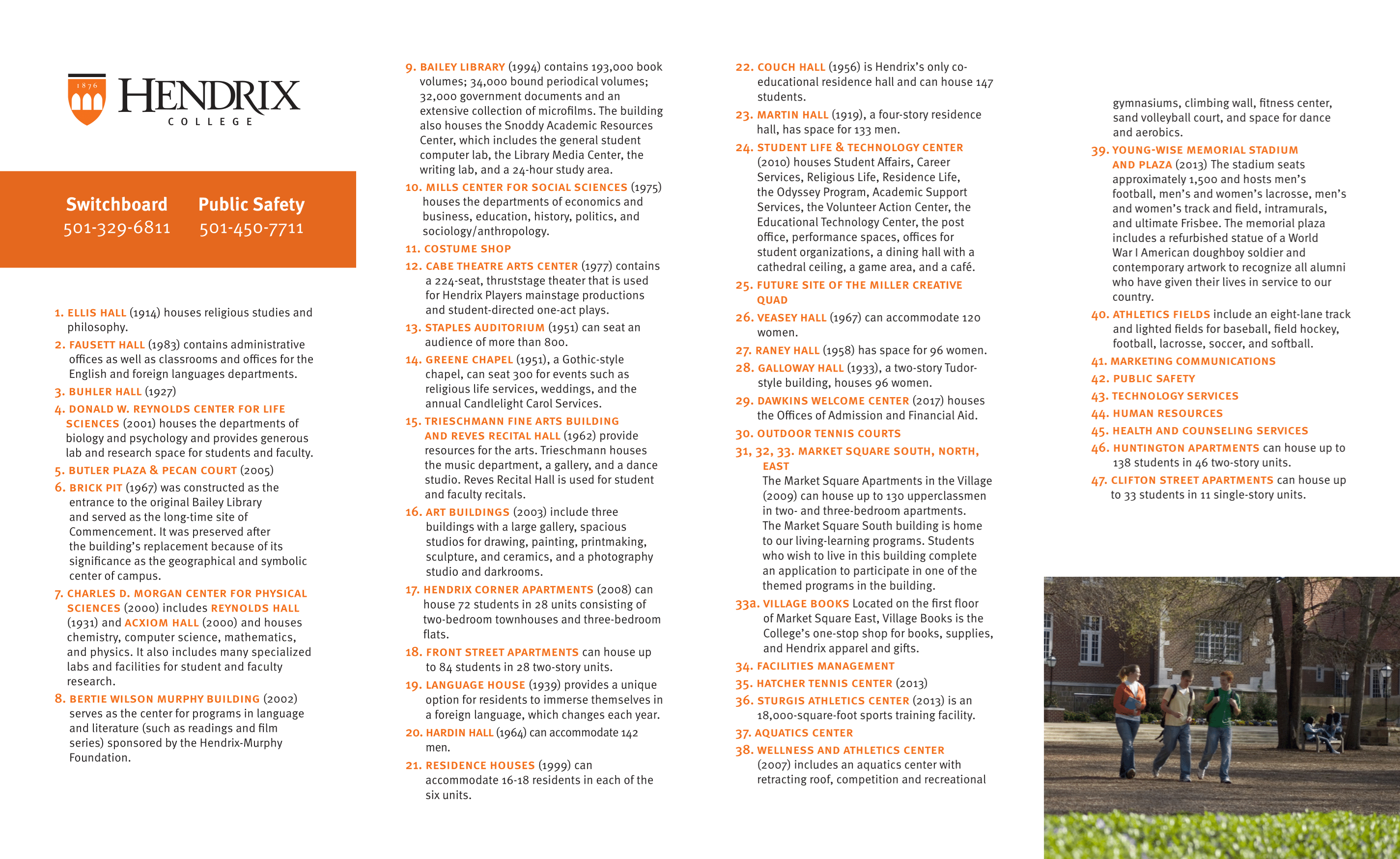 Hendrix College | Campus Map