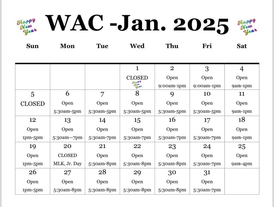 WACScheduleSpring2025