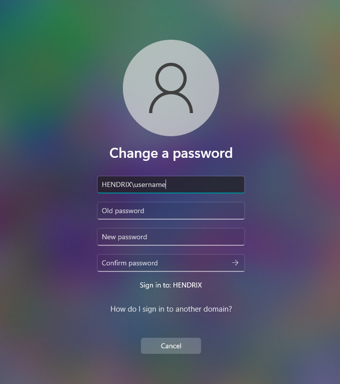 Password change options and tips